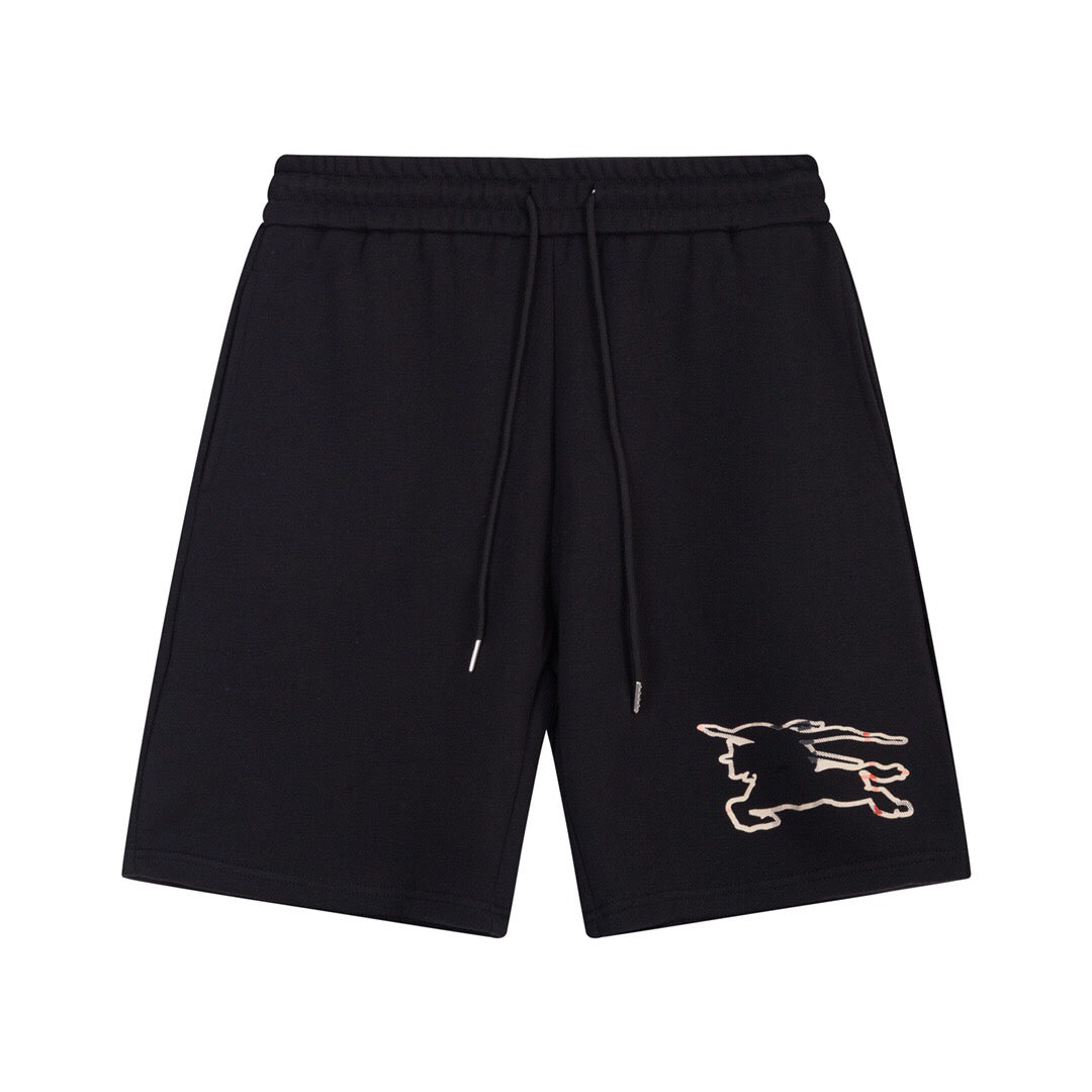 Burberry Men's Striped Cotton Knit Basketball Shorts