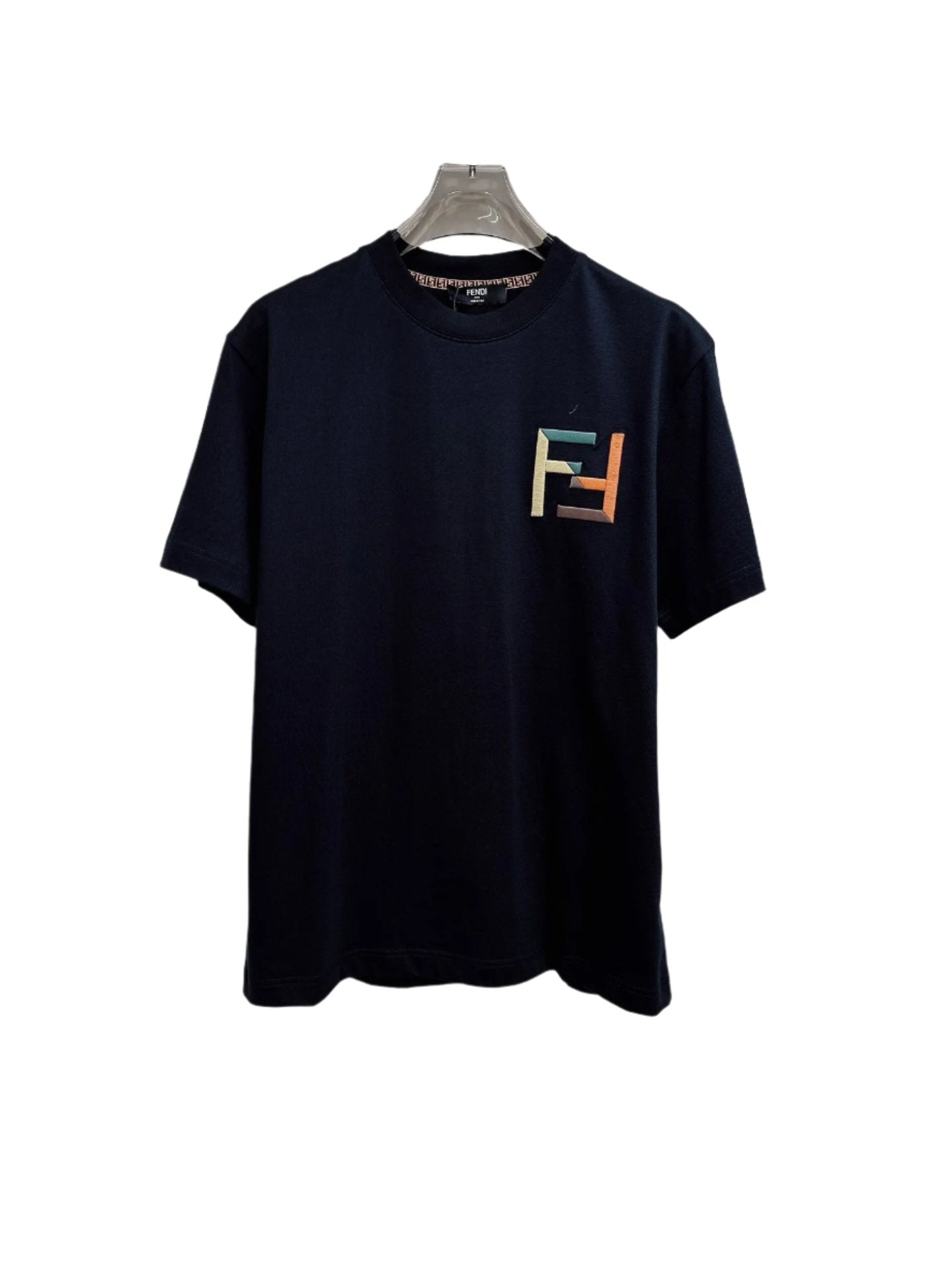 Fendi T-Shirt without Collar 'Black' - Banlieue91