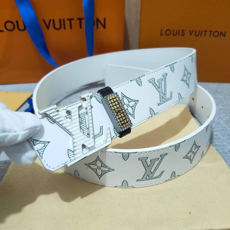 Louis Vuitton Reversible Belt 'White' - Banlieue91