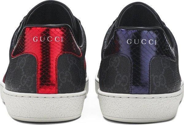 Ace Supreme GG Guccissima Logo Web Stripe Flat Sneakers | Banlieue91