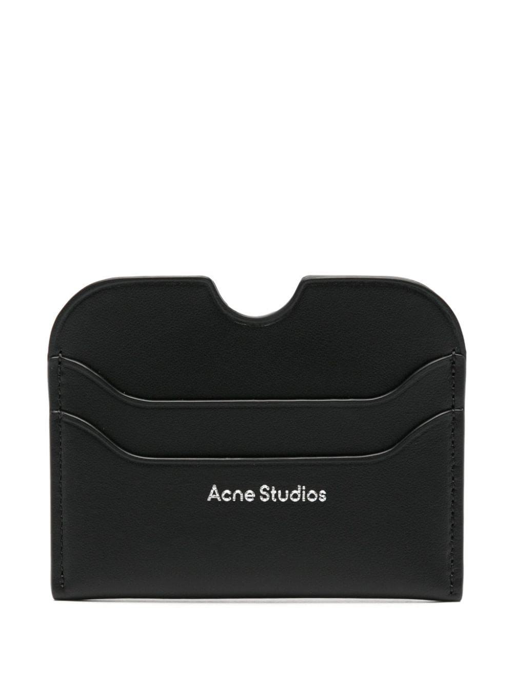 ACNE STUDIOS Mini Leather Wallet with Embossed Logo | Banlieue91