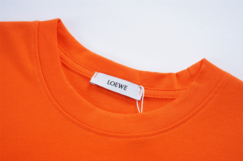 Loewe T-Shirt Without Collar 'Orange' - Banlieue91