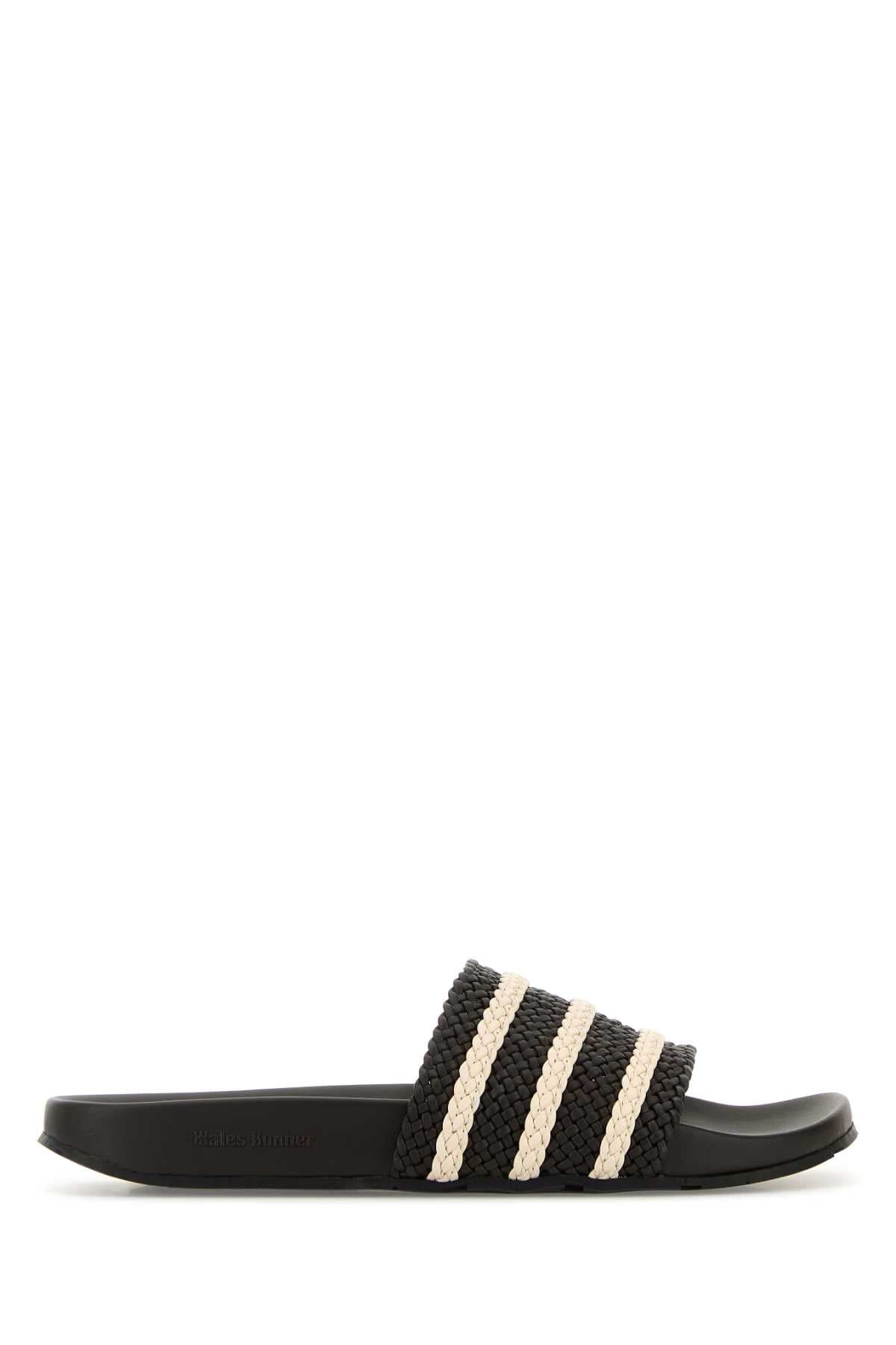 ADIDAS X WALES BONNER Men's Premium Leather Adilette Slippers | Banlieue91