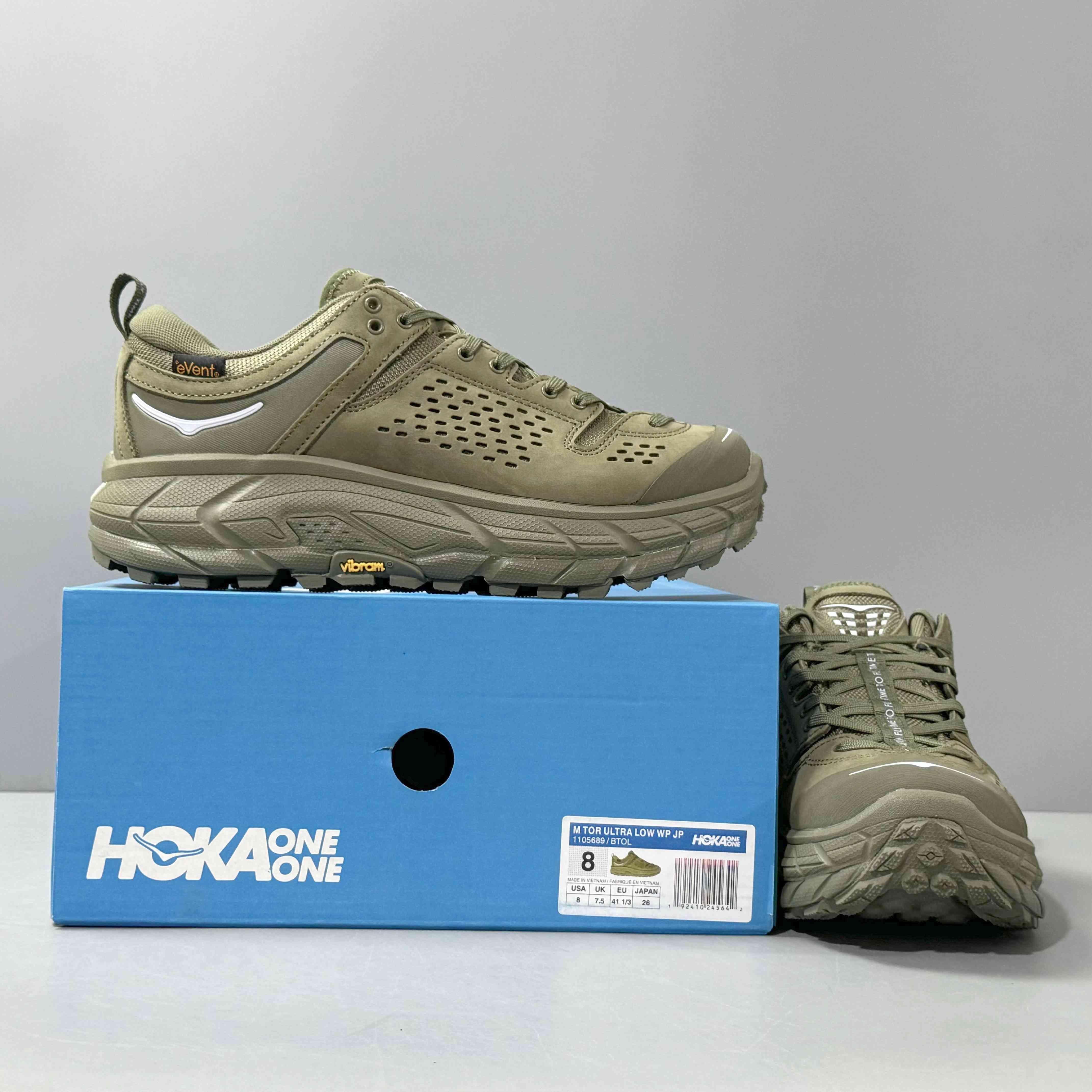 Hoka One One Tor Ultra Low 'WP JP Burnt Olive' - Banlieue91