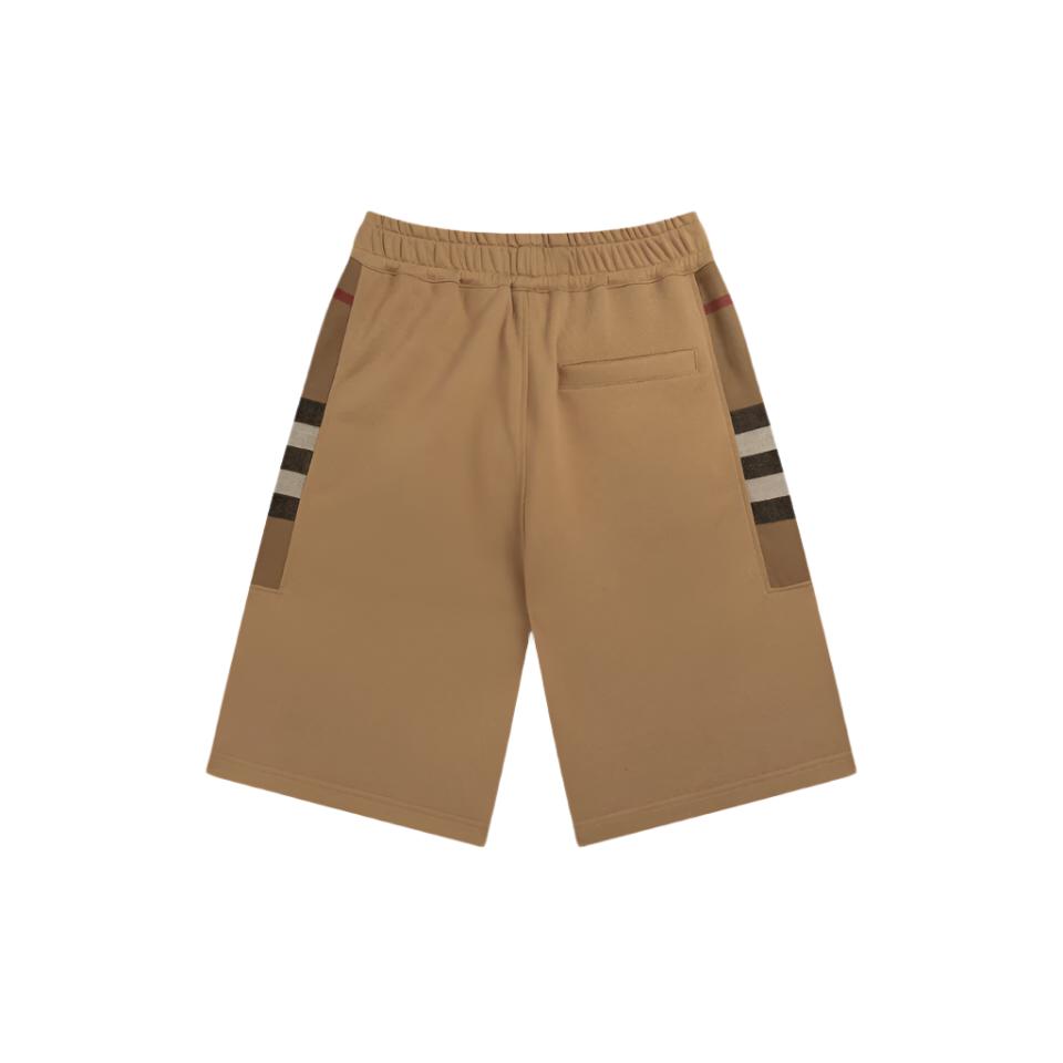 Burberry Men's Striped Cotton Knit Basketball Shorts 'Beige'