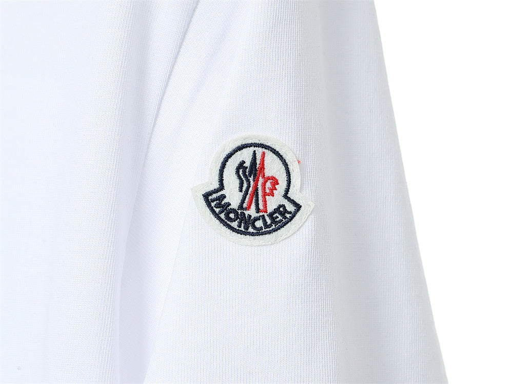 Moncler T-Shirt Without Collar 'White' - Banlieue91