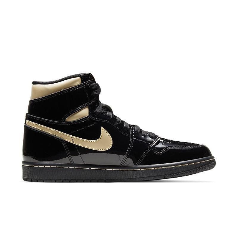 Air Jordan 1 High 'Black Metallic Gold Patent' | Banlieue91