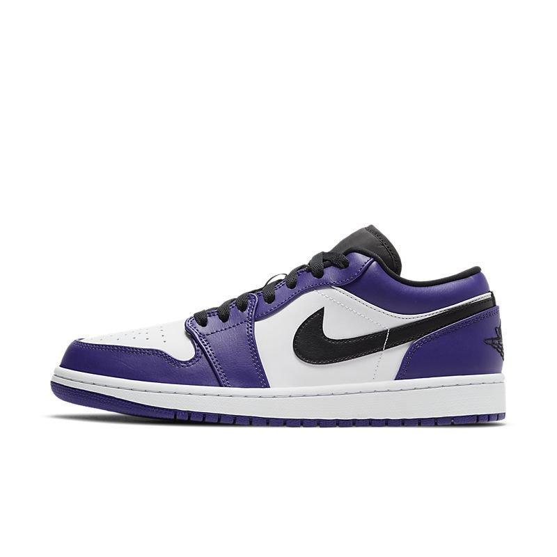 Air Jordan 1 Low 'Court Purple White' - Banlieue91