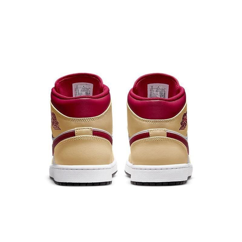 Air Jordan 1 Mid 'Light Curry Cardinal' | Banlieue91