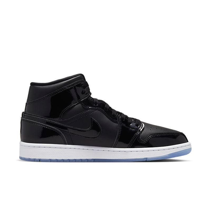 Air Jordan 1 Mid SE 'Space Jam' - Iconic Black Patent Leather Sneakers | Banlieue91