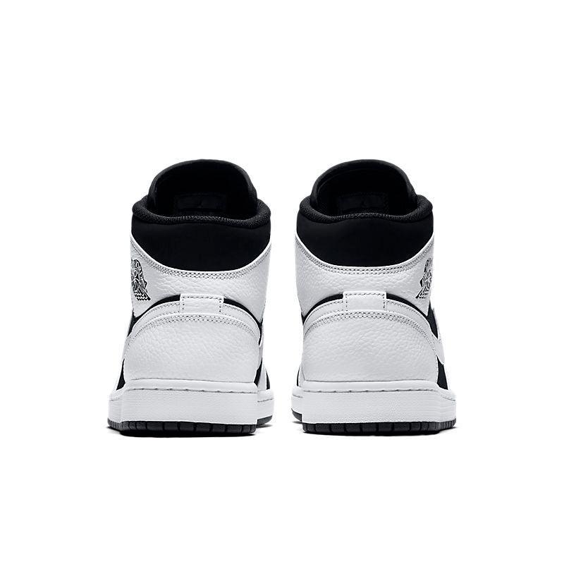 Air Jordan 1 Mid 'White Black' - Banlieue91