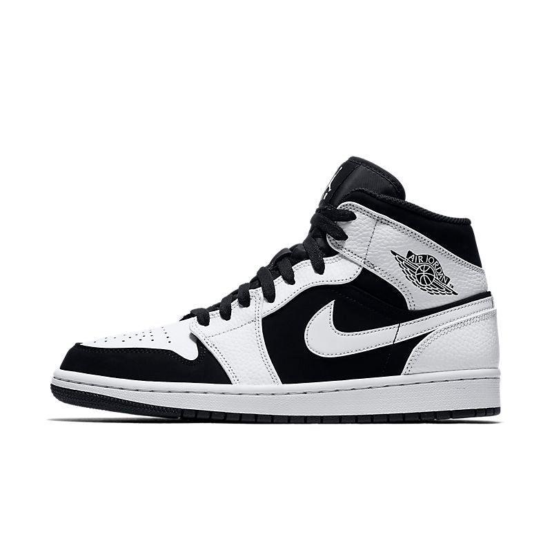 Air Jordan 1 Mid 'White Black' - Banlieue91