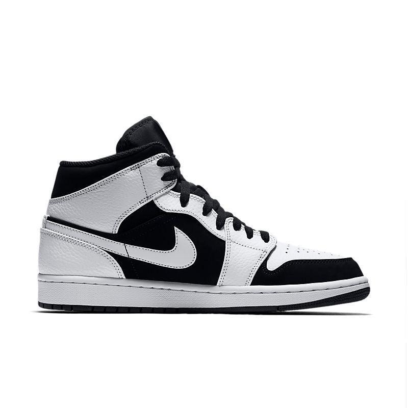 Air Jordan 1 Mid 'White Black' - Banlieue91