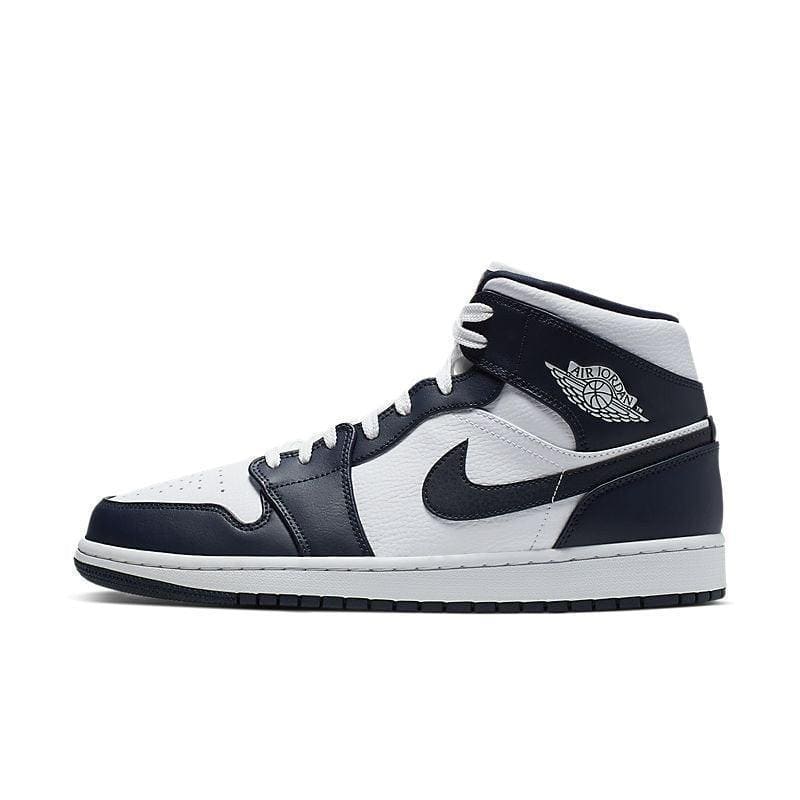 Air Jordan 1 Mid 'White Metallic Gold Obsidian' | Banlieue91