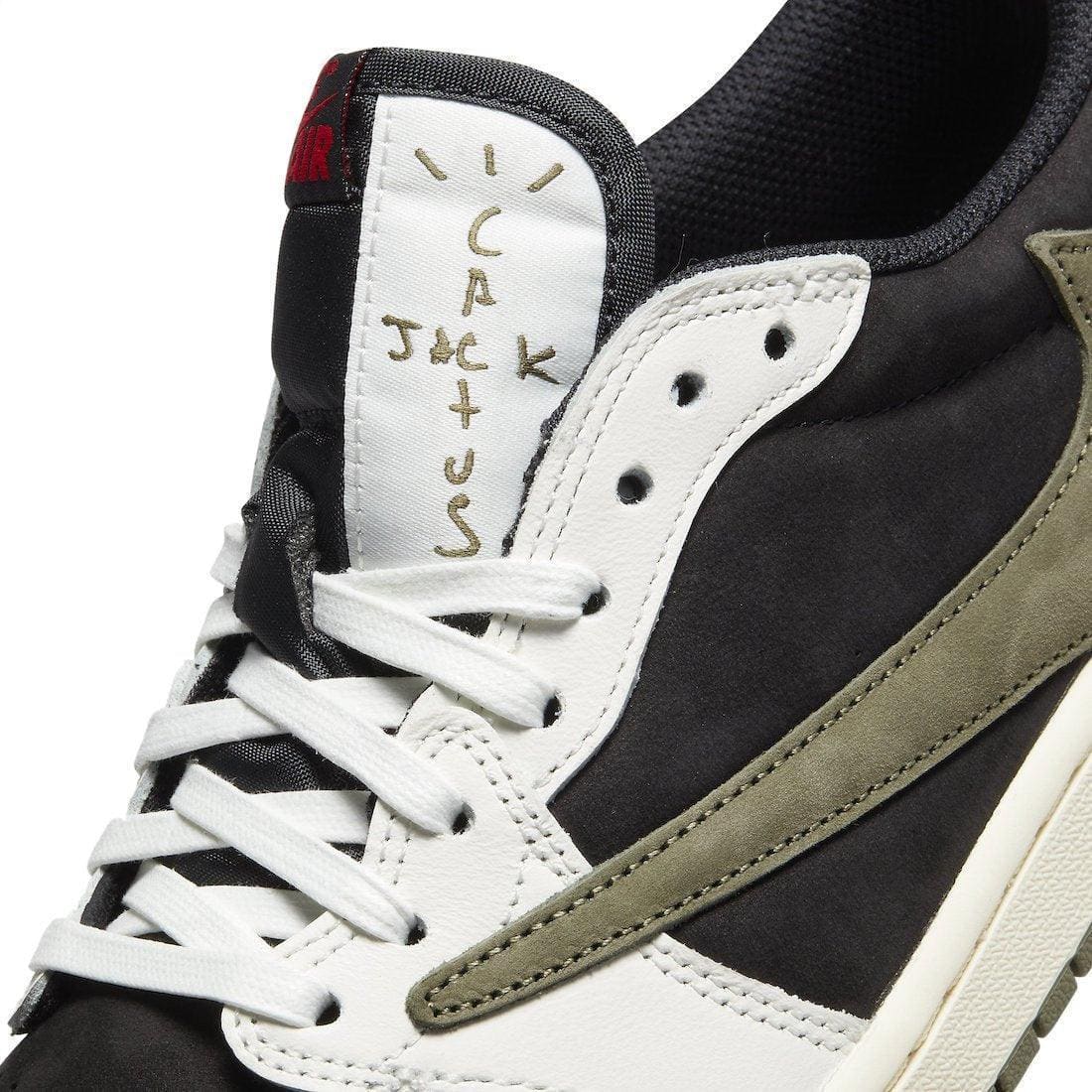 Air Jordan 1 Retro Low OG SP Travis Scott Olive | Banlieue91