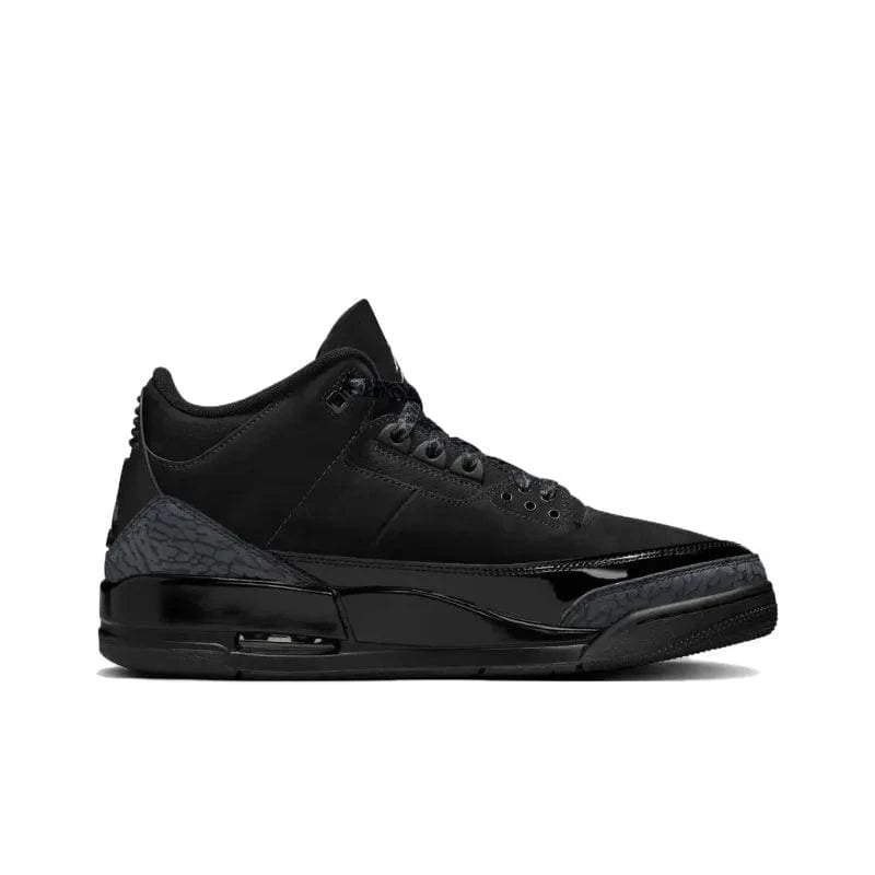 Air Jordan 3 Retro 'Black Cat' 2025 – Men's Stealth Sneaker | Banlieue91