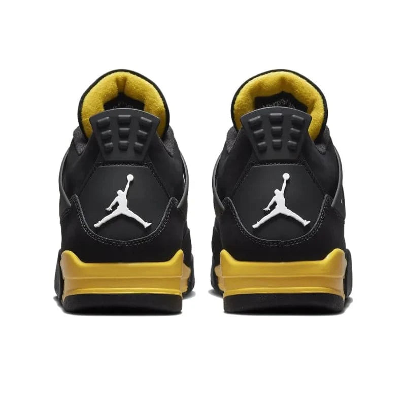 Air Jordan 4 Retro Thunder – Men's Iconic Sneakers (Black/Tour Yellow) | Banlieue91