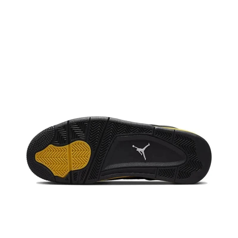 Air Jordan 4 Retro Thunder – Men's Iconic Sneakers (Black/Tour Yellow) | Banlieue91