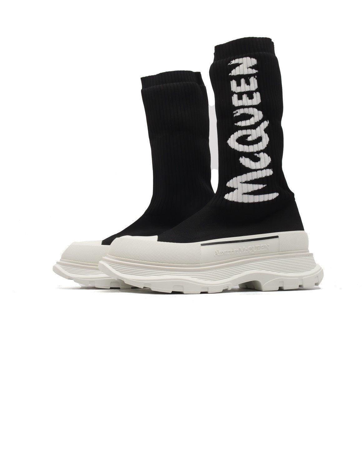 Alexander McQueen Graffiti Knit Tread Slick Boot | Banlieue91