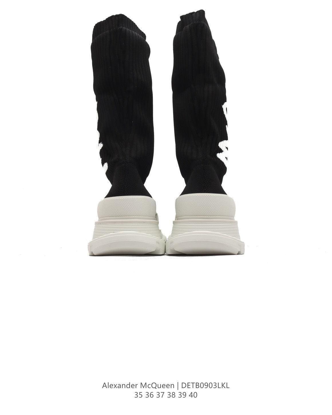 Alexander McQueen Graffiti Knit Tread Slick Boot | Banlieue91