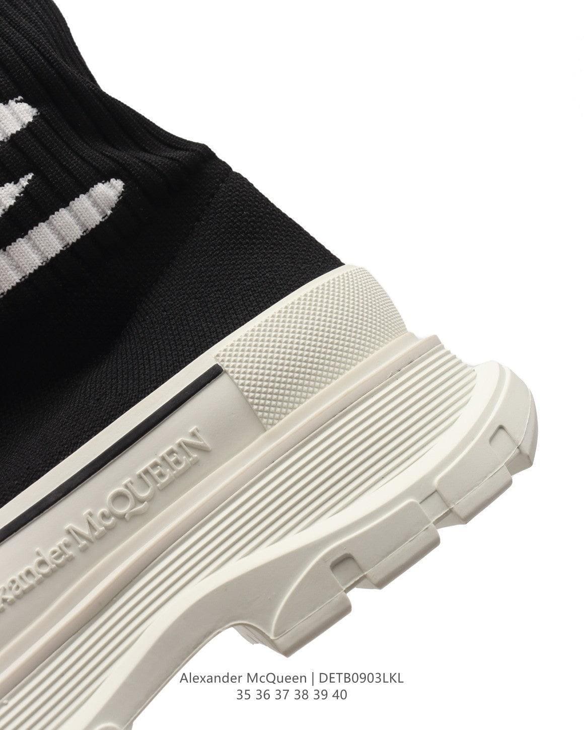 Alexander McQueen Graffiti Knit Tread Slick Boot | Banlieue91