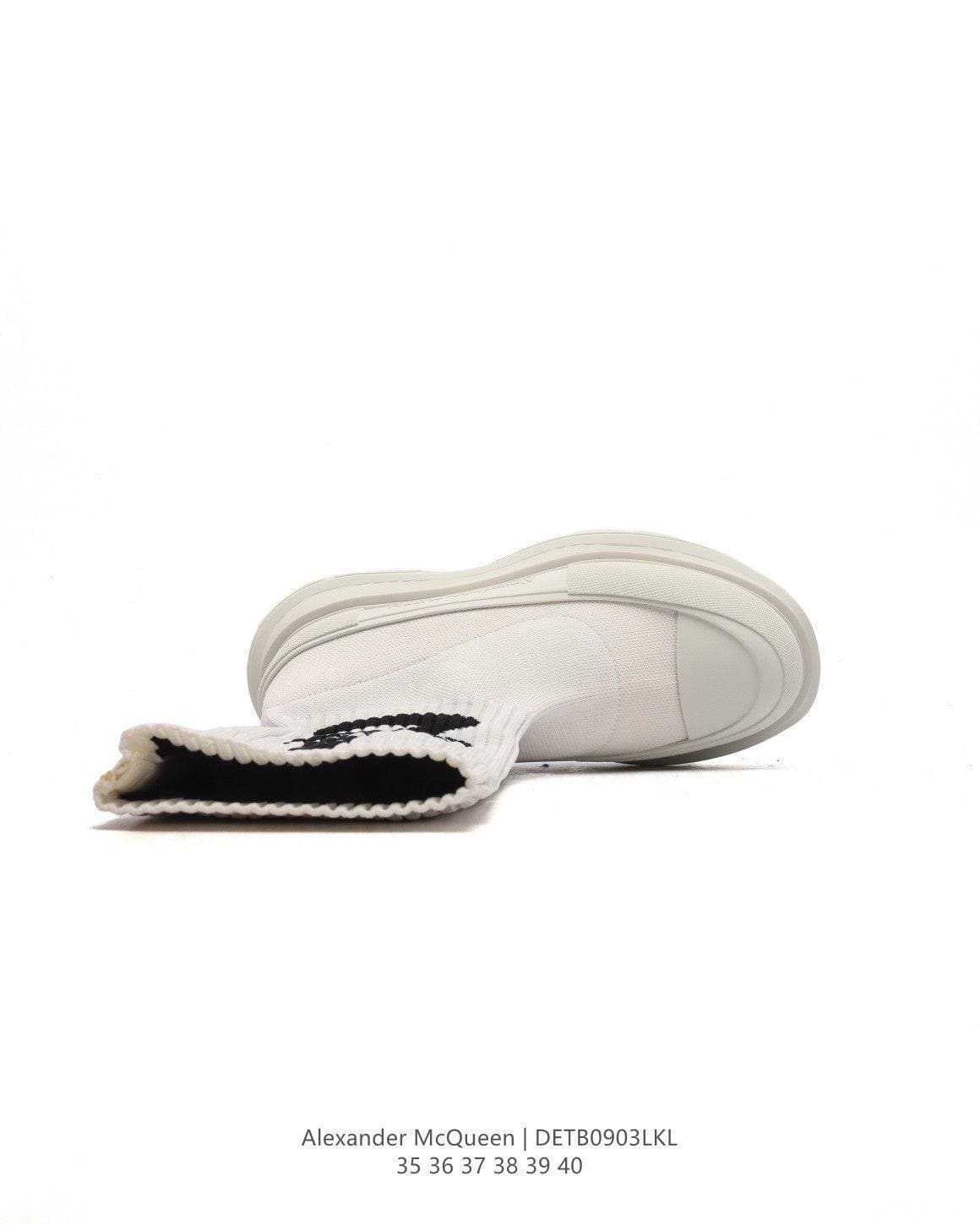 Alexander McQueen Graffiti Knit Tread Slick Boot | Banlieue91