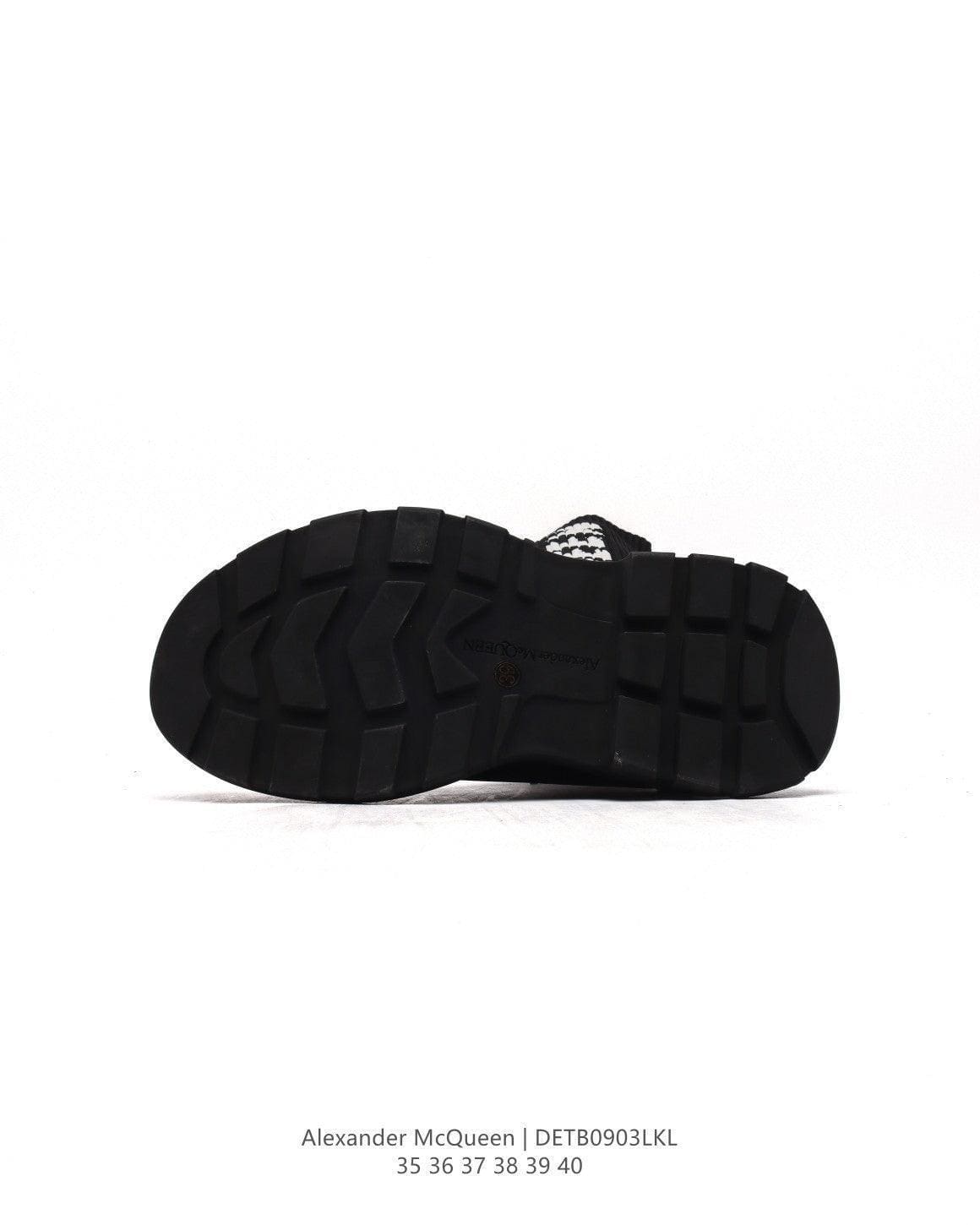 Alexander McQueen Graffiti Knit Tread Slick Boot | Banlieue91