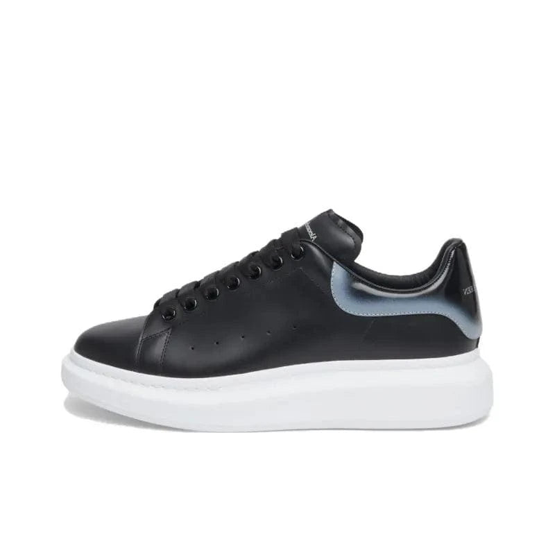 Alexander McQueen Larry Leather Sneakers 'Black White' | Banlieue91