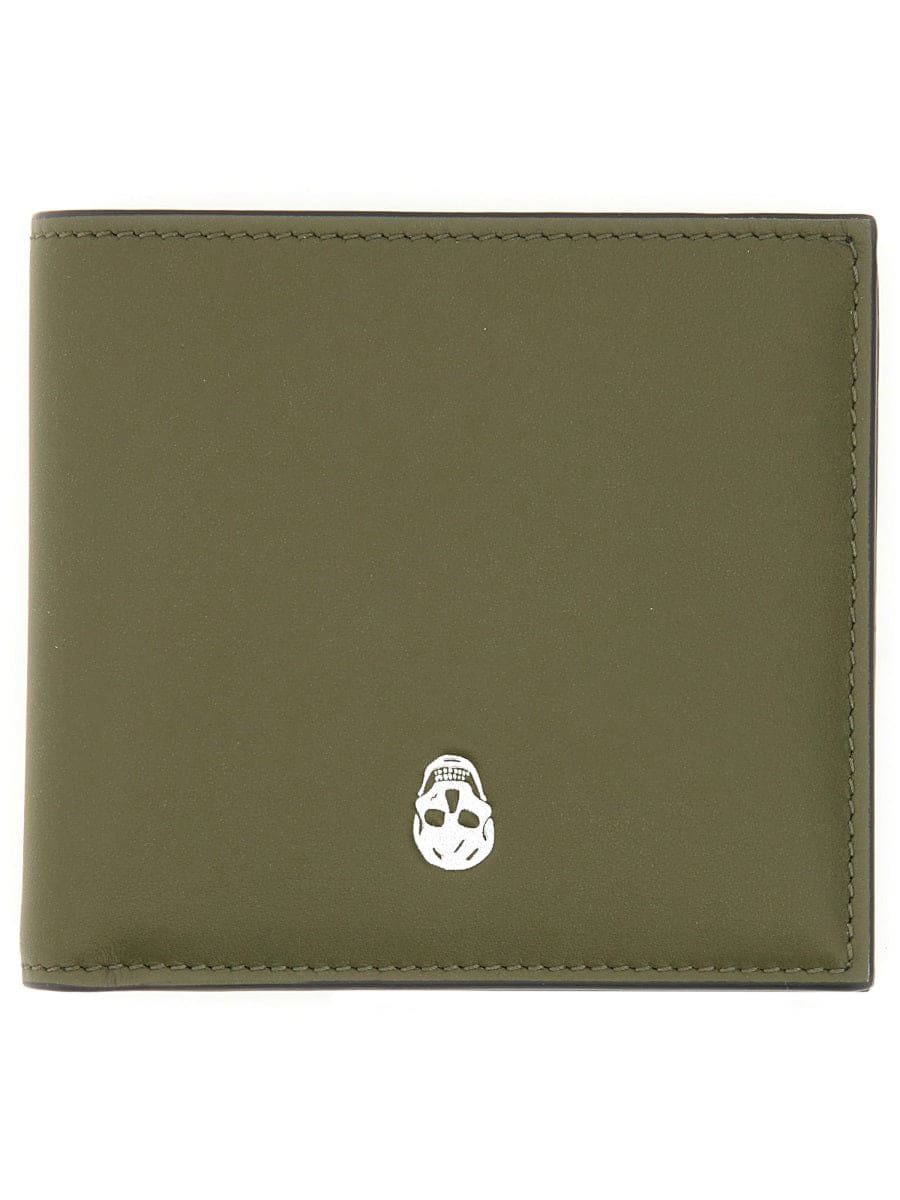 ALEXANDER MCQUEEN Mini 100% Leather Skin Wallet for Men | Banlieue91