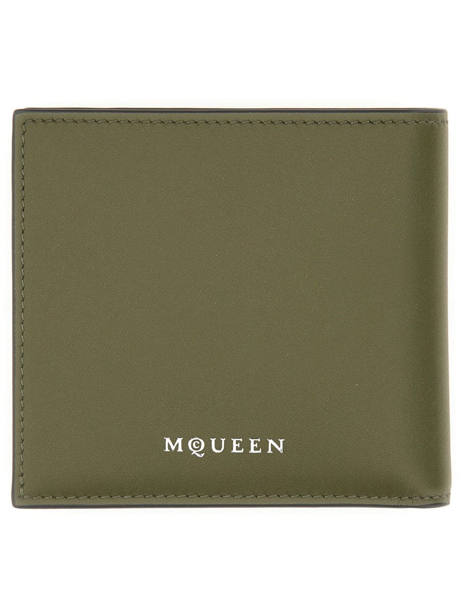 ALEXANDER MCQUEEN Mini 100% Leather Skin Wallet for Men | Banlieue91