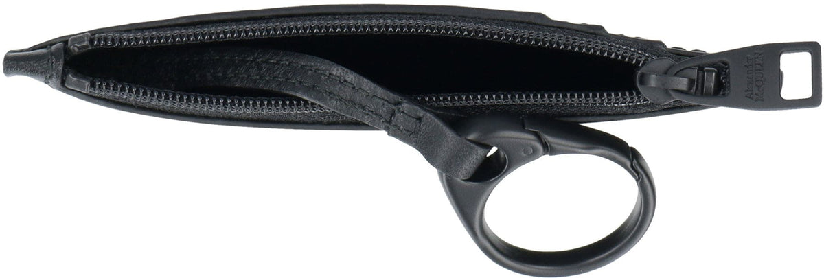 ALEXANDER MCQUEEN Mini Leather Card Holder for Men | Banlieue91