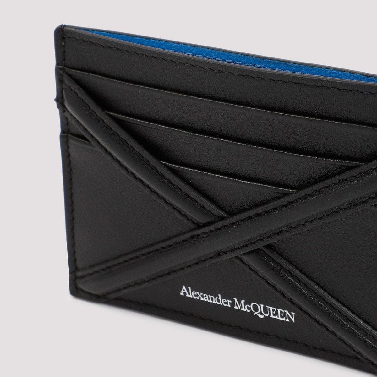 ALEXANDER MCQUEEN Mini Leather Card Holder for Men | Banlieue91