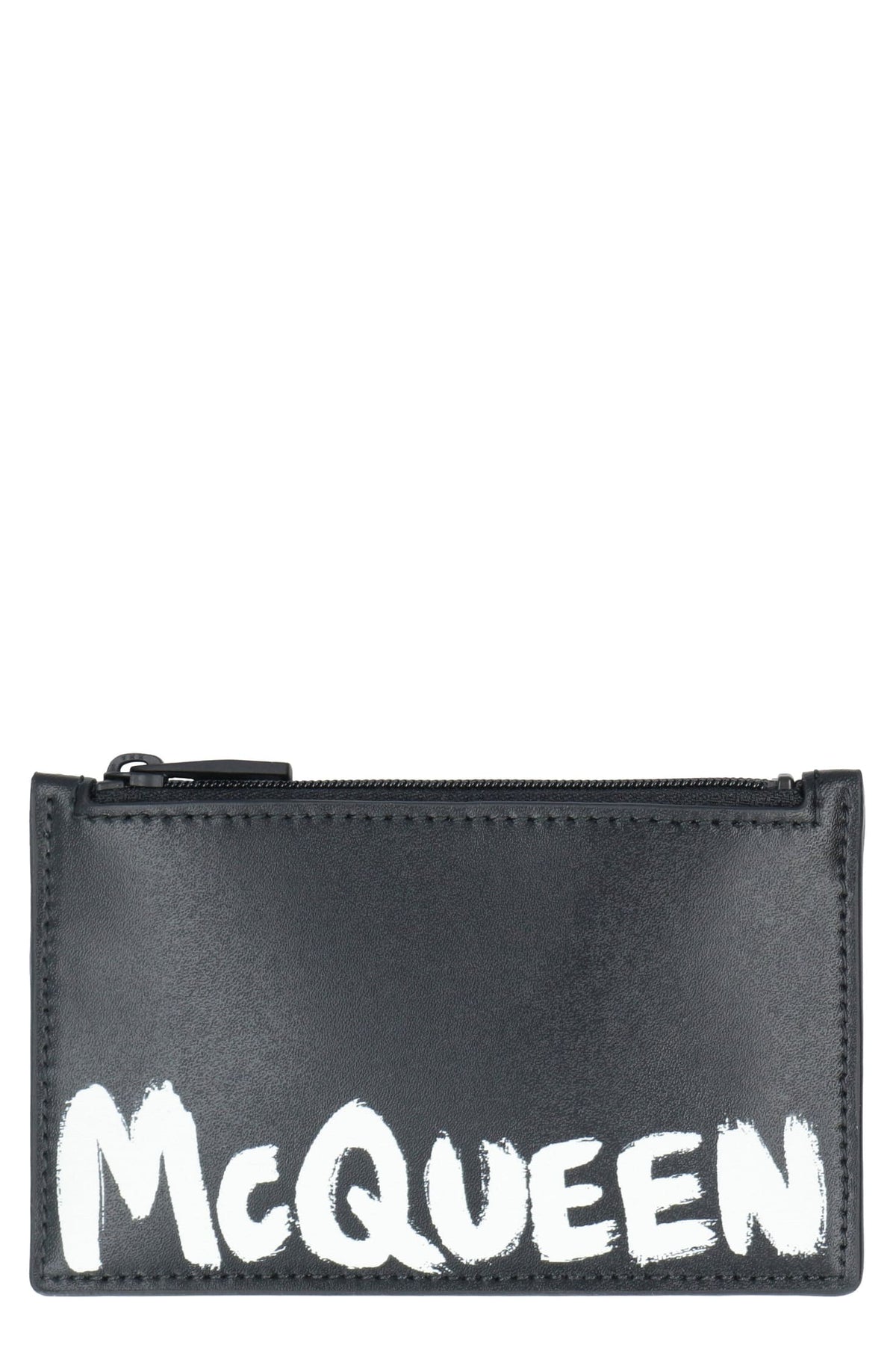 ALEXANDER MCQUEEN Mini Leather Card Holder for Men | Banlieue91