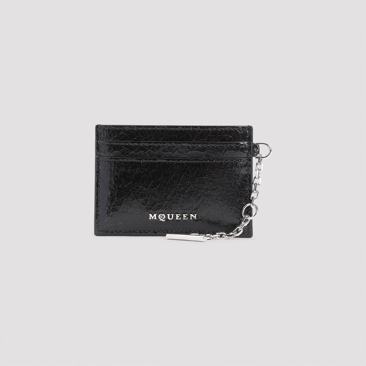 ALEXANDER MCQUEEN Mini Leather Sling Card Holder | Banlieue91