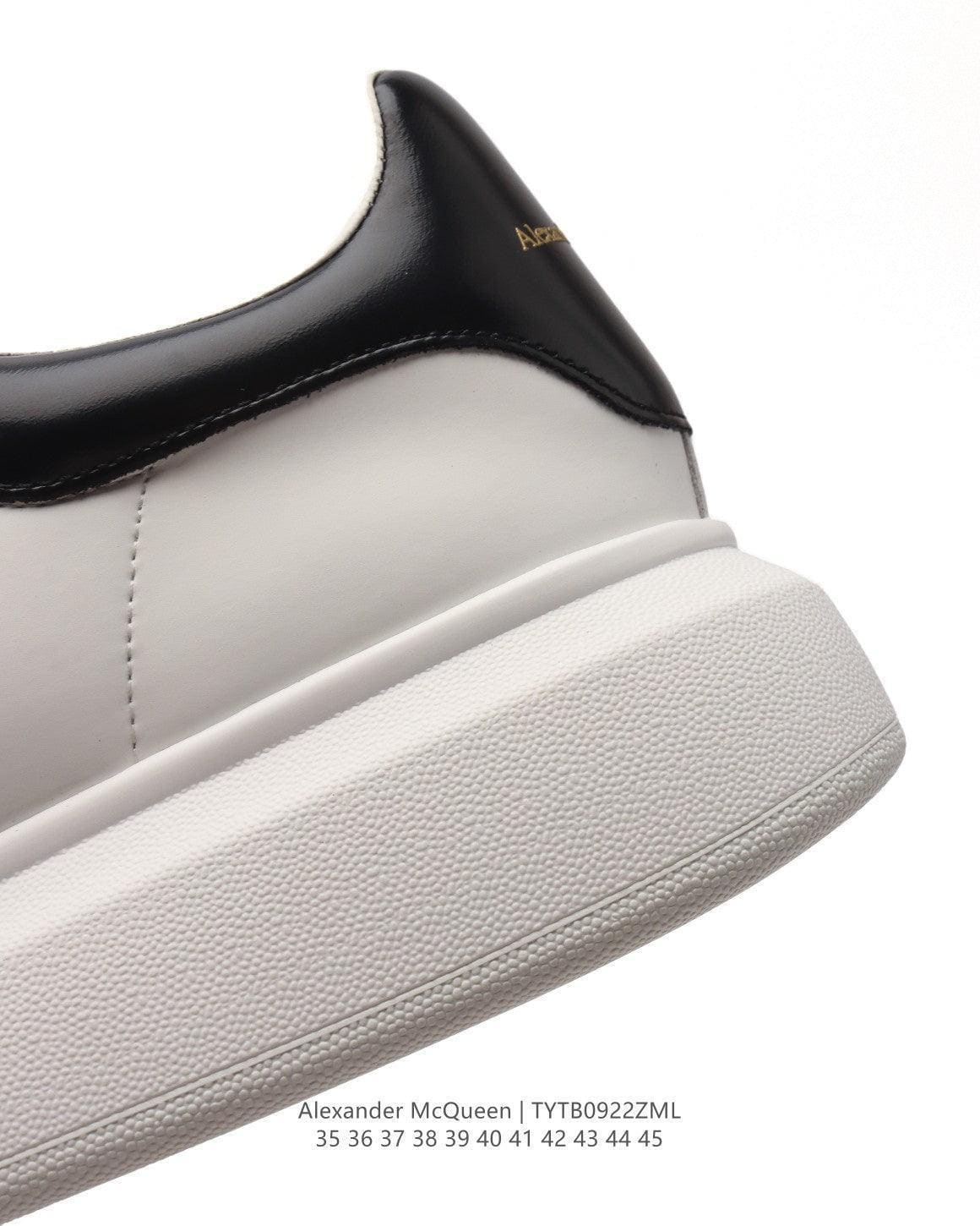 Alexander McQueen Oversized Sneakers - White & Black Leather | Banlieue91