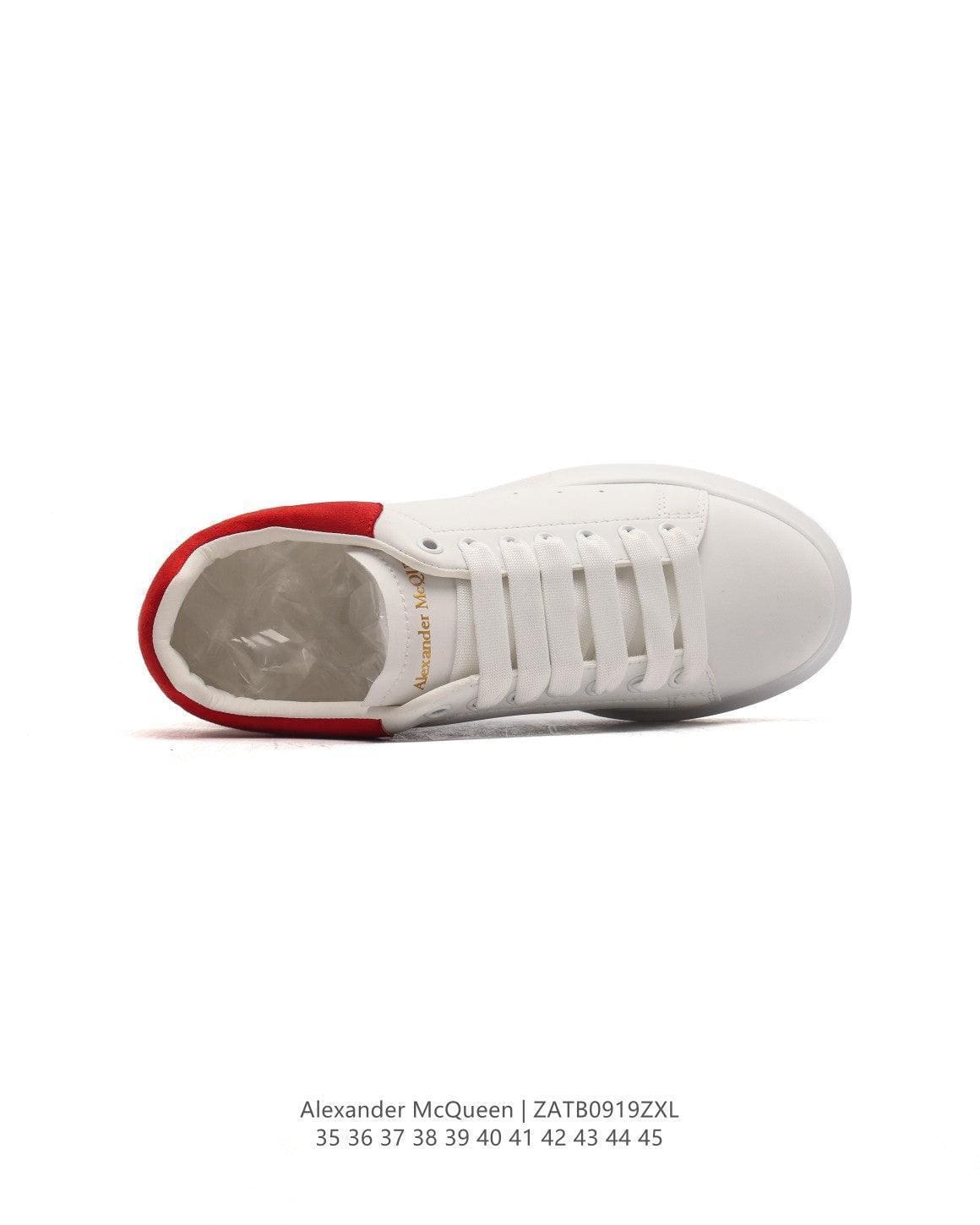 Alexander McQueen Sneakers White & Red | Luxury Fashion Statement | Banlieue91