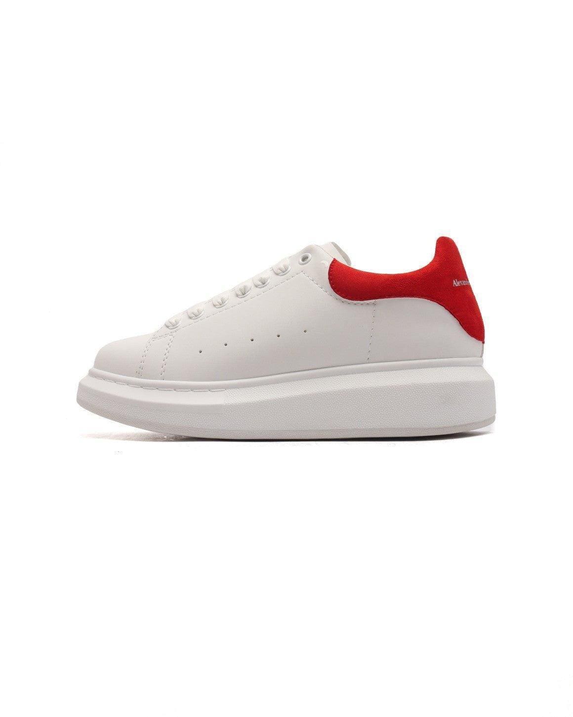Alexander McQueen Sneakers White & Red | Luxury Fashion Statement | Banlieue91