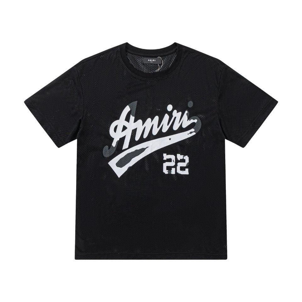 Amiri 22 Black T-Shirt Without Collar | Banlieue91
