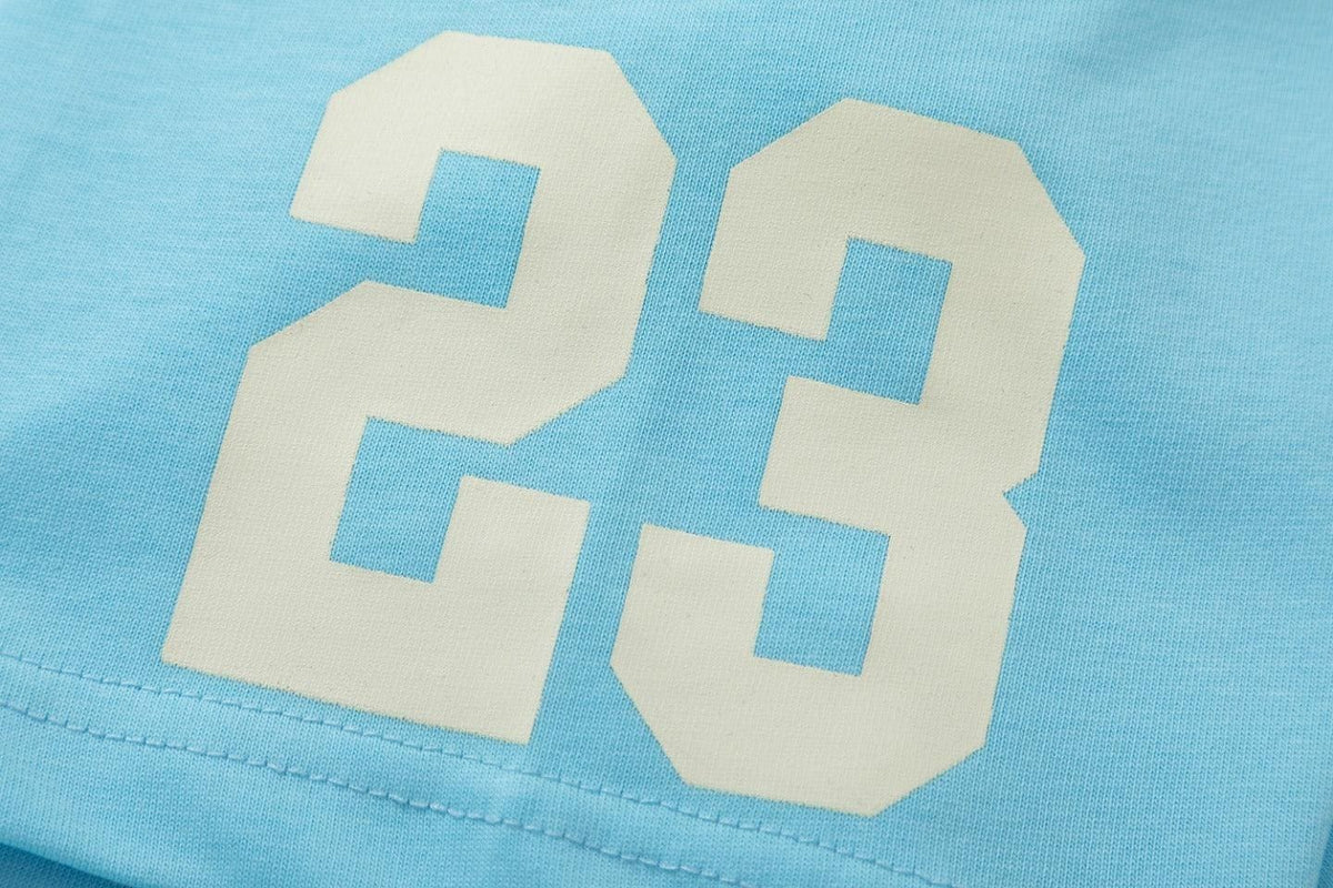 Amiri 23 Blue T-Shirt Without Collar | Banlieue91