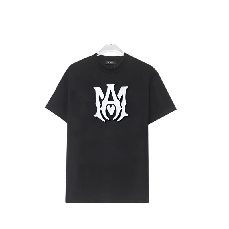 Amiri Black T-Shirt Without Collar | Banlieue91