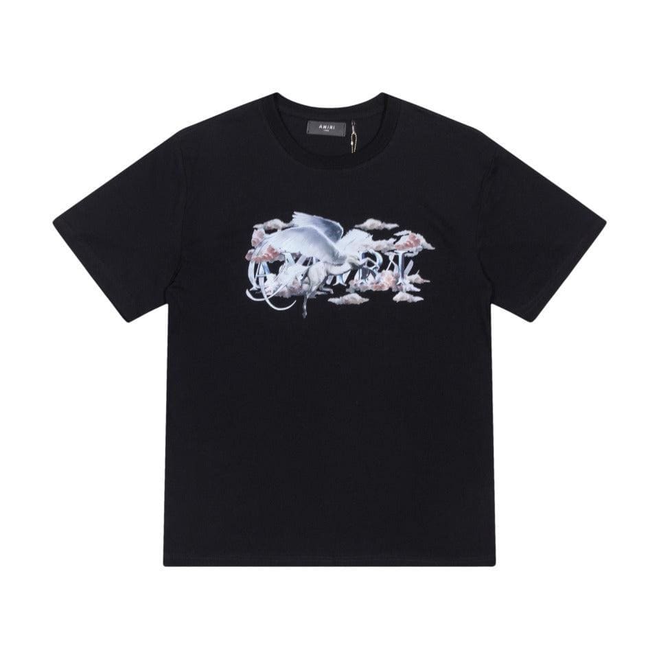 Amiri Black T-Shirt Without Collar | Banlieue91