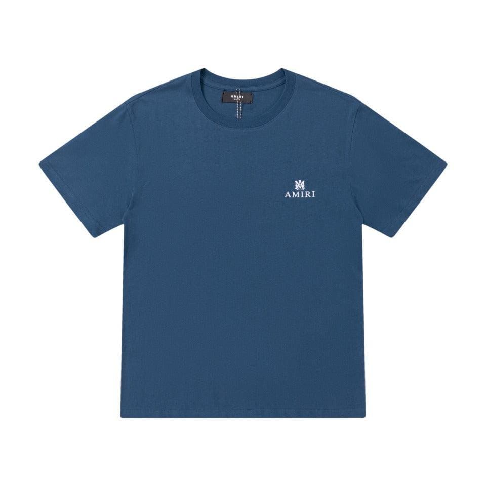 Amiri Blue T-Shirt Without Collar | Banlieue91