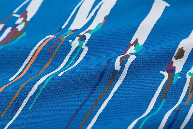 Amiri Blue T-Shirt Without Collar | Banlieue91