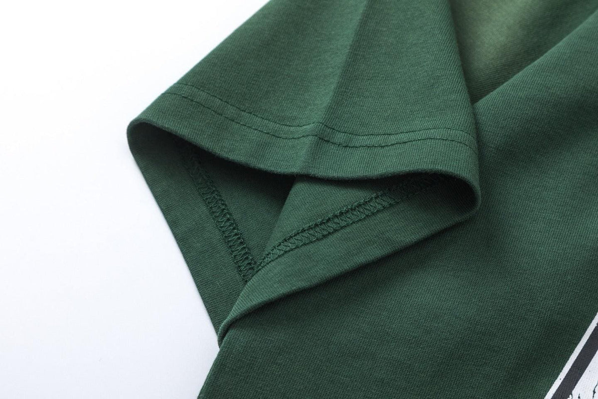 Amiri Lion Green T-Shirt Without Collar | Banlieue91