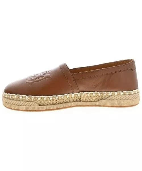 AMIRI - MA Logo-Embroidered Leather-Trimmed Canvas Espadrilles - Brown | Banlieue91