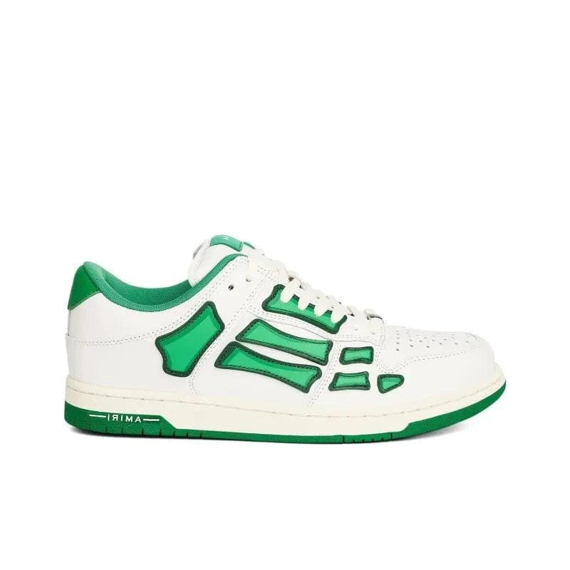 AMIRI Skel Low Top 'White/Green' | Banlieue91