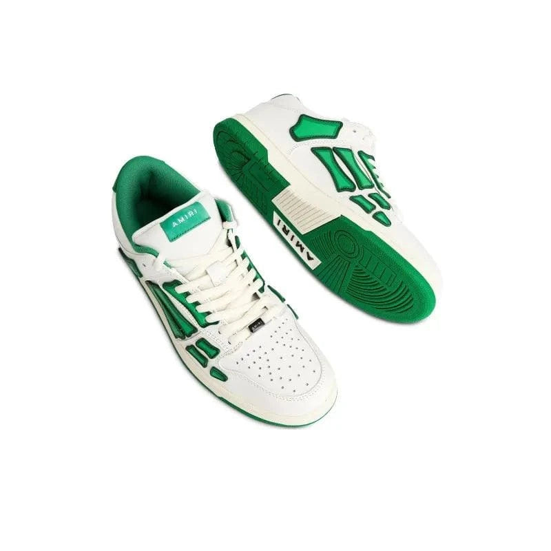 AMIRI Skel Low Top 'White/Green' | Banlieue91