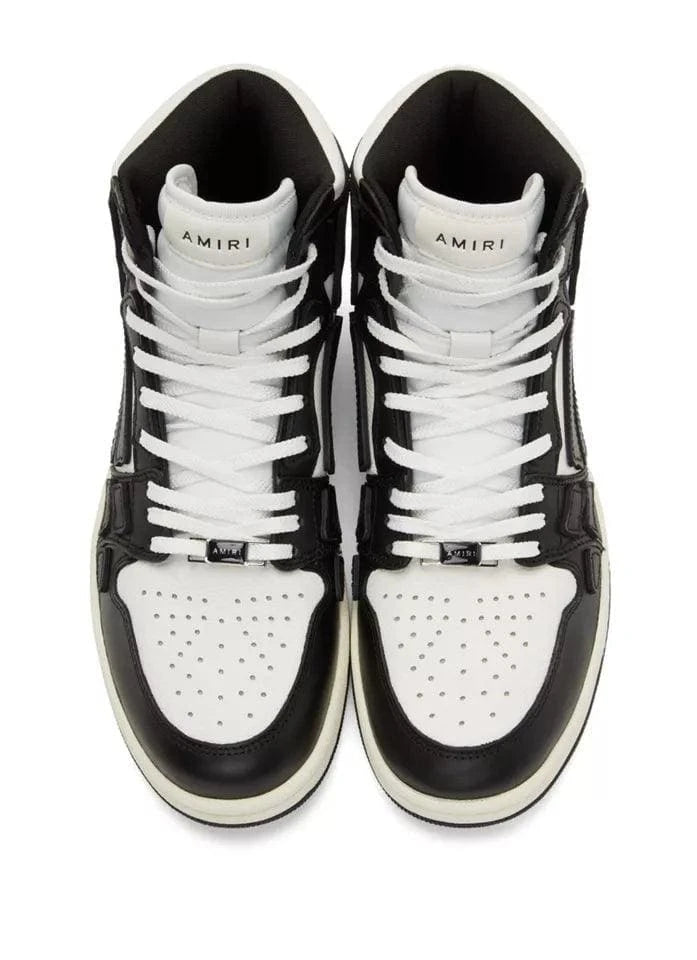 AMIRI Skel Top High 'White Black' | Banlieue91