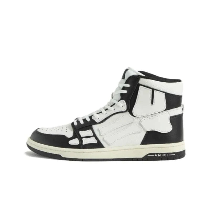 AMIRI Skel Top High 'White Black' | Banlieue91