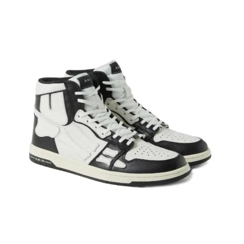 AMIRI Skel Top High 'White Black' | Banlieue91
